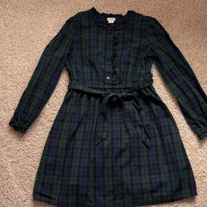 Crewcuts tartan Long Sleeve Kids Dress